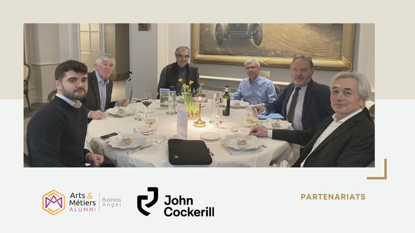 Arts & Métiers Business Angels et John Cockerill partenaires