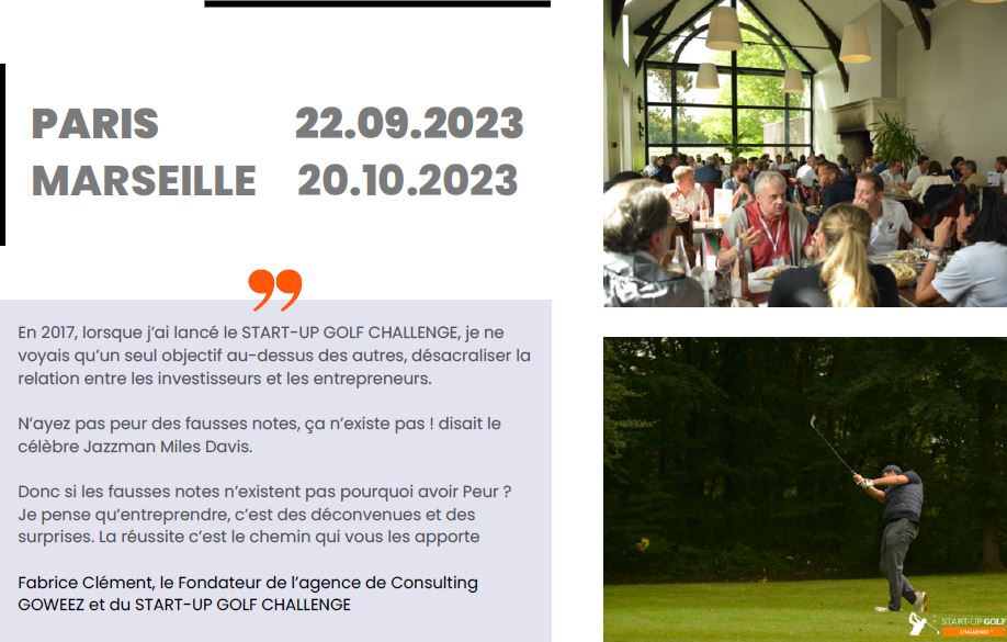 START-UP GOLF CHALLENGE Saison 7