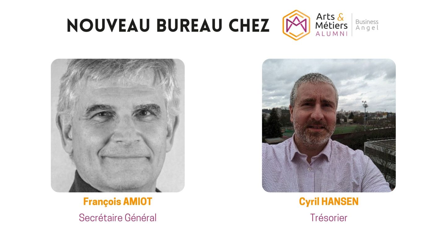 Nouveau bureau chez Arts & Métiers Business Angels