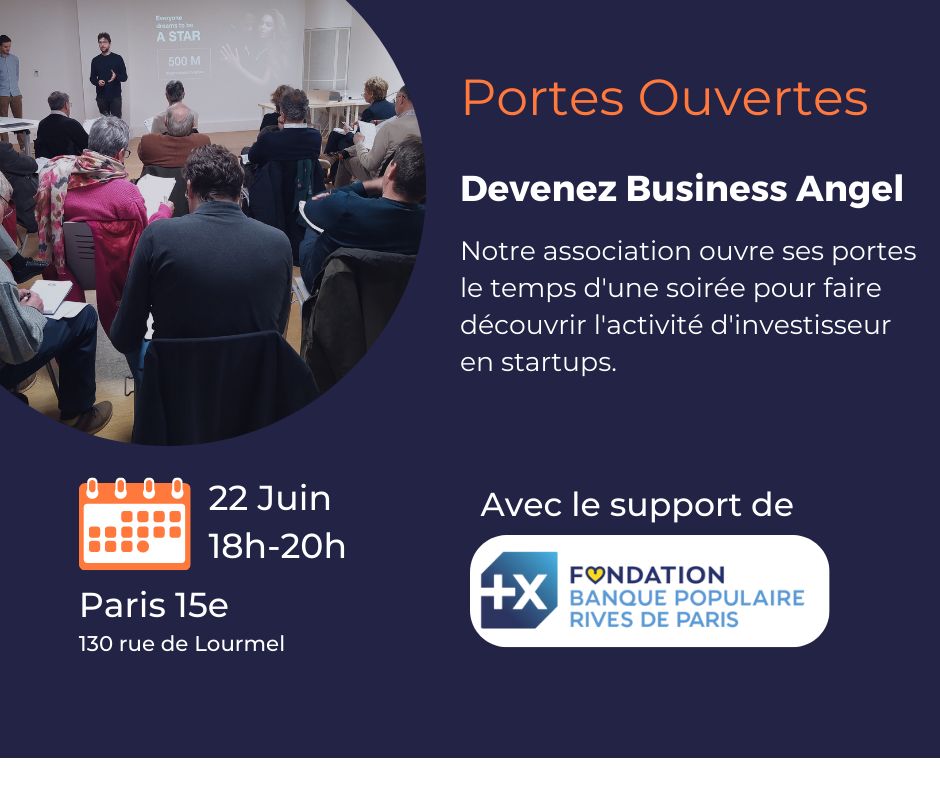 Evénement "Portes ouvertes aux Business Angels" par Investessor