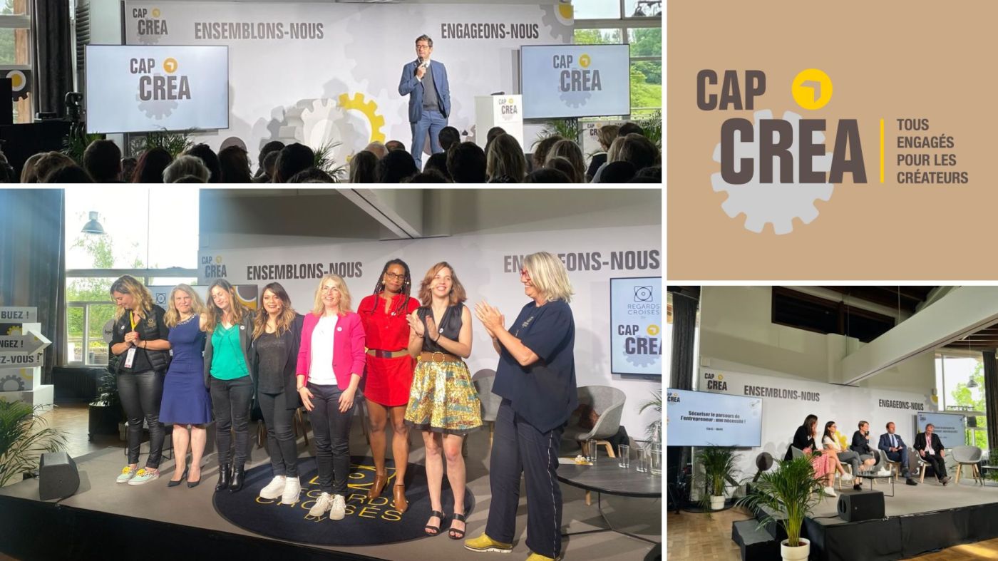 France Angels, membre du collectif Cap Créa était présente à la plénière le 23 mai 2023.