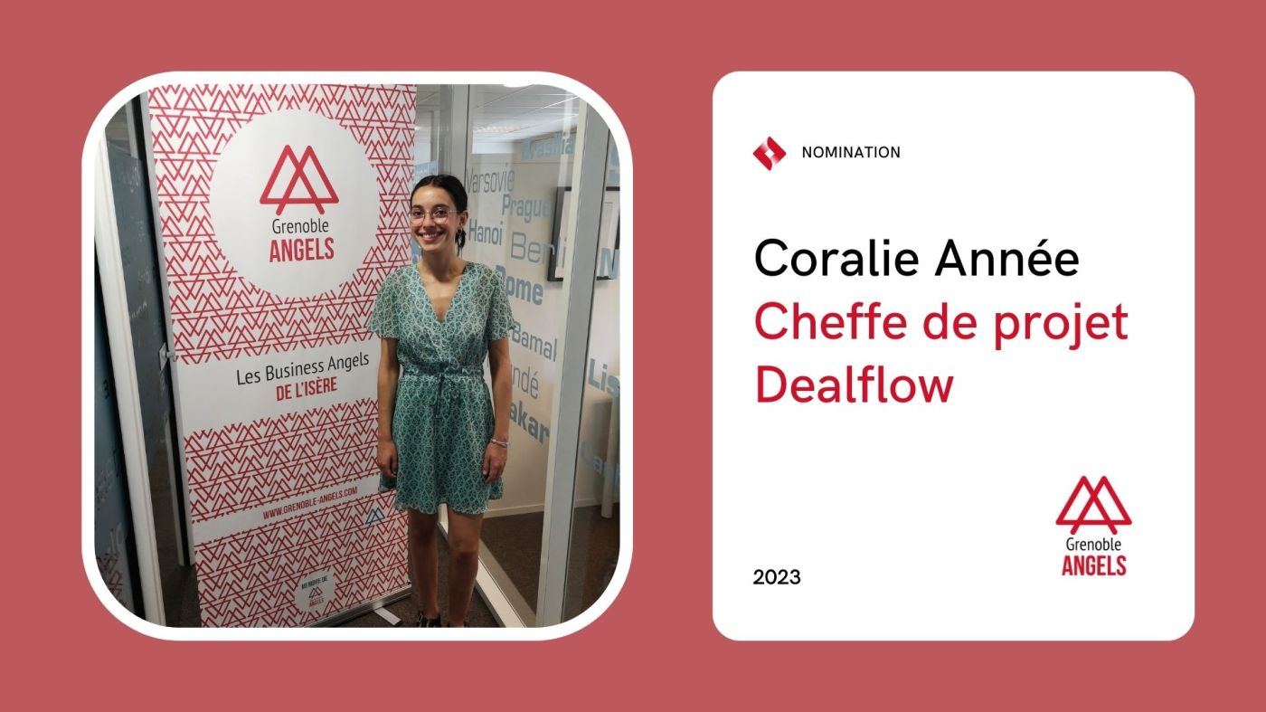 Nouvelle Cheffe de projet Dealflow chez Grenoble Angels