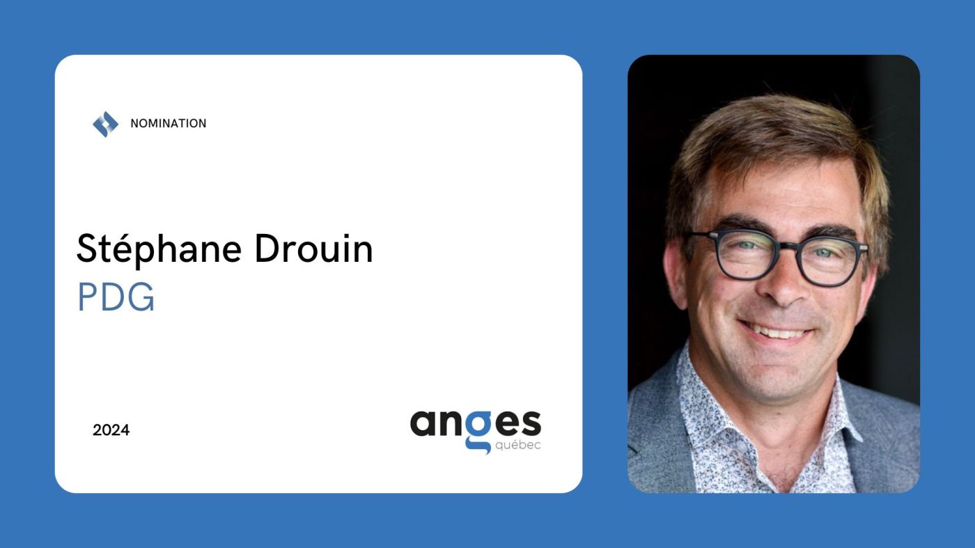 Nouveau PDG chez Angels Québec