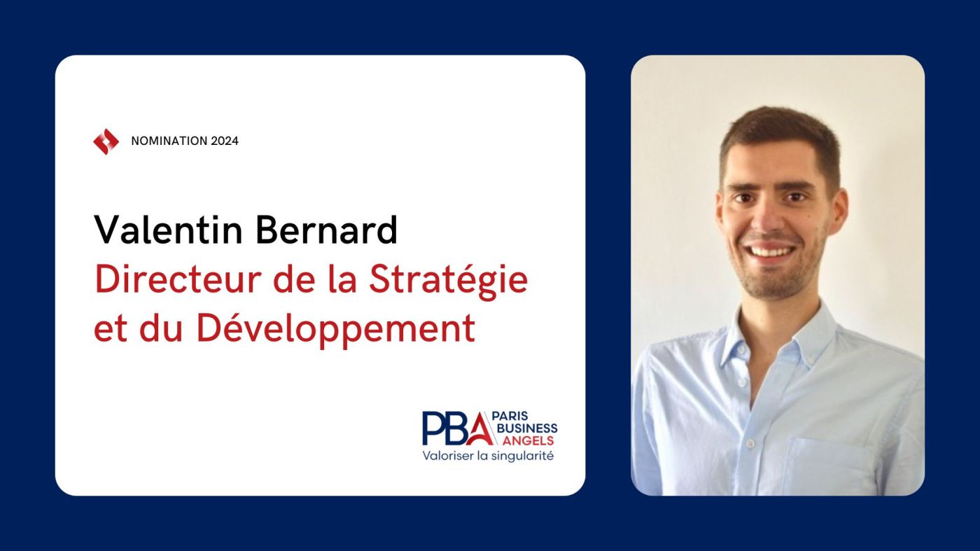 Valentin Bernard rejoint Paris Business Angels