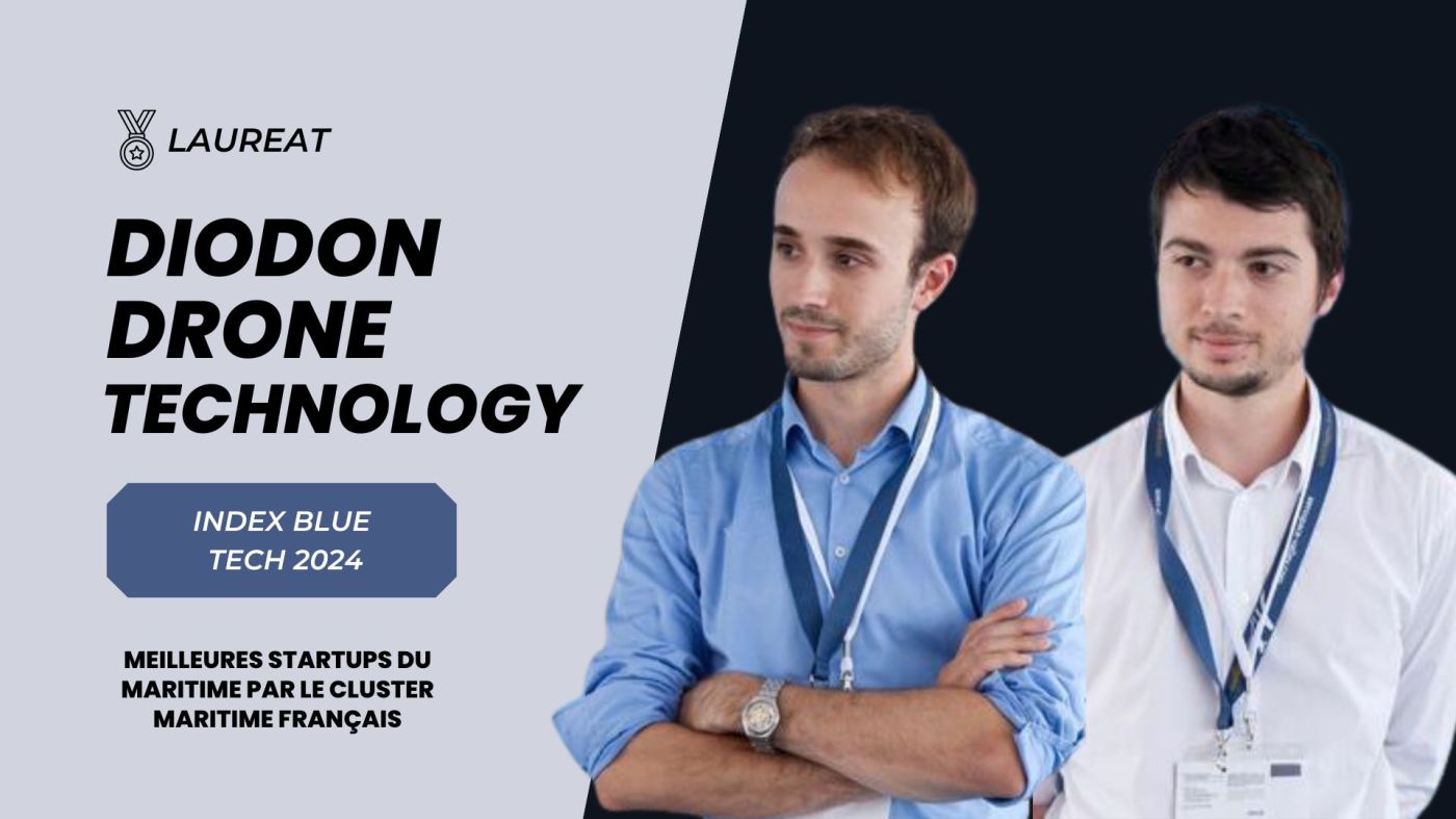 DIODON Drone Technology, lauréat de l’Index Blue Tech 2024