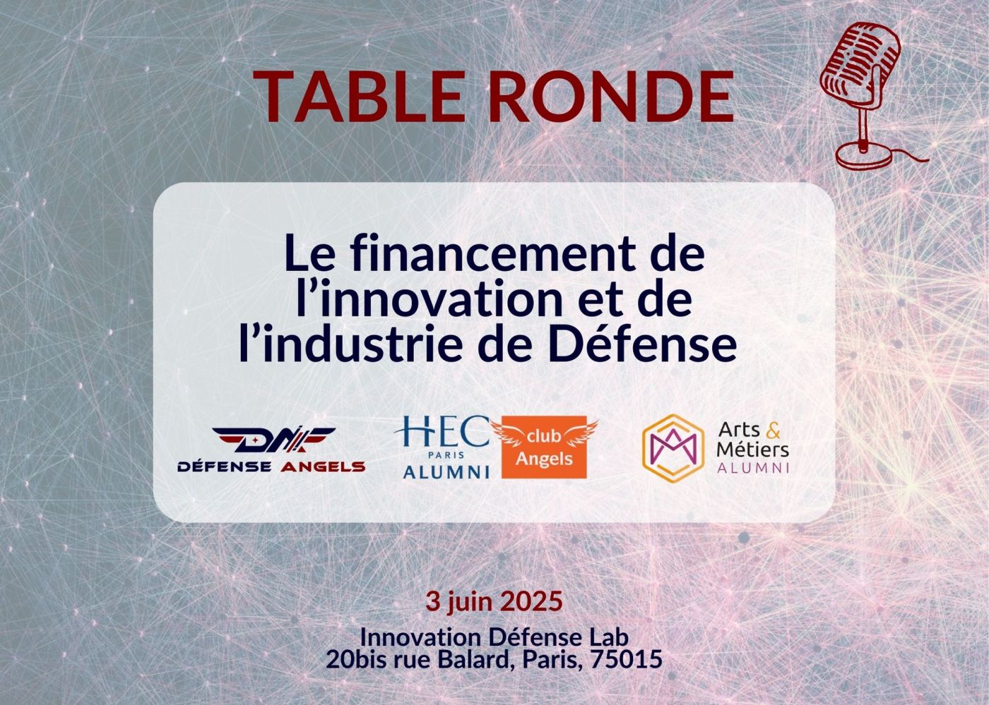 Table ronde - Le financement de l’innovation et de l’industrie de Défense par Défense Angels