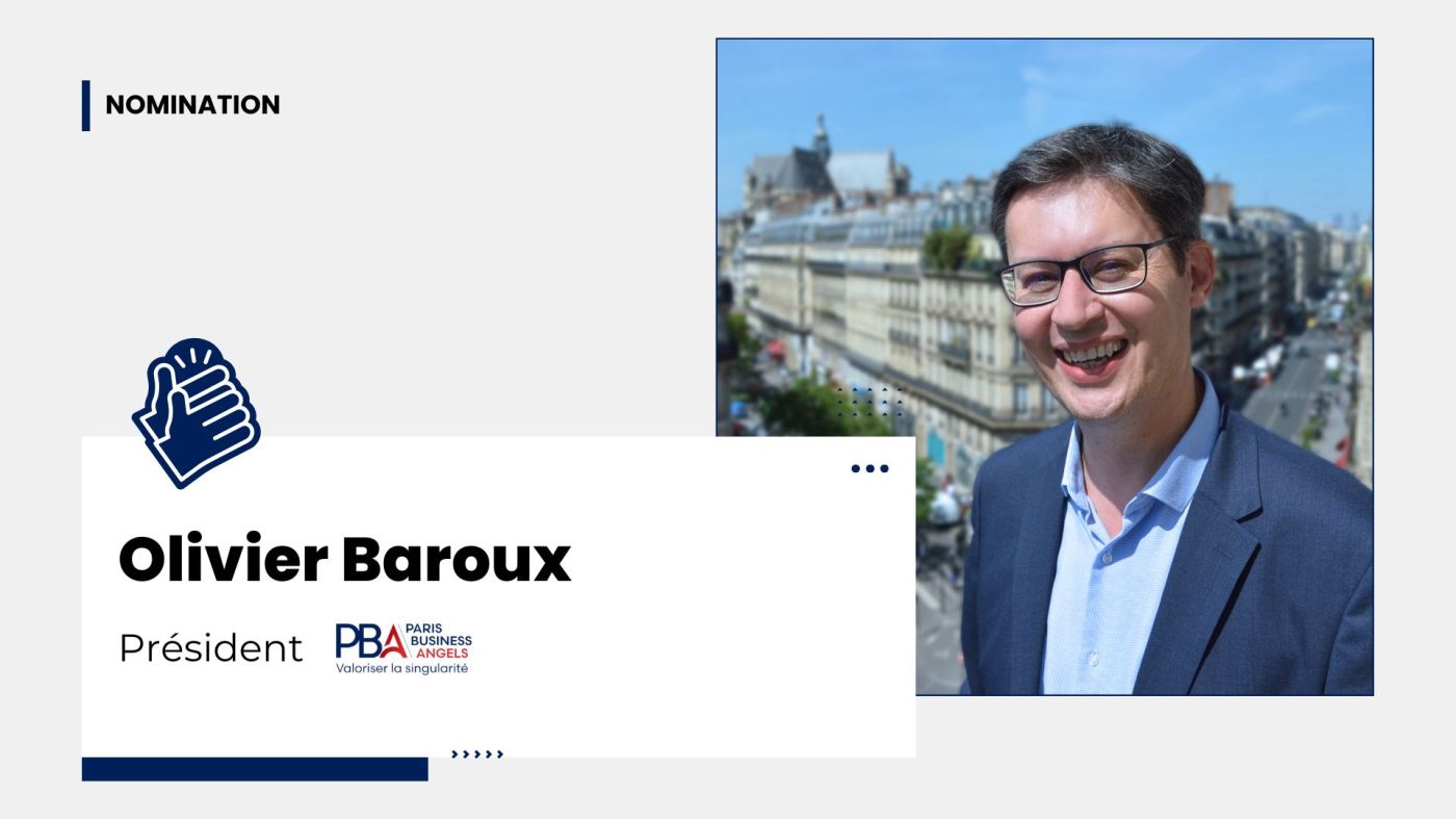 Olivier Baroux, nouveau Président de Paris Business Angels